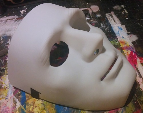 The hard mask I used as a mold.