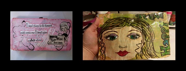 Examples of Trisha's art.